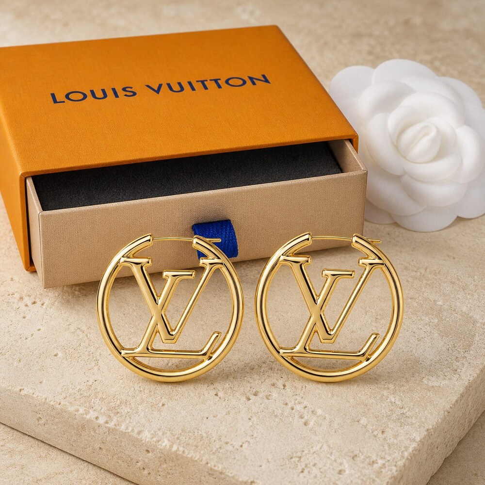 Louis Vuitton Signature Earrings Style 8 | New with Box